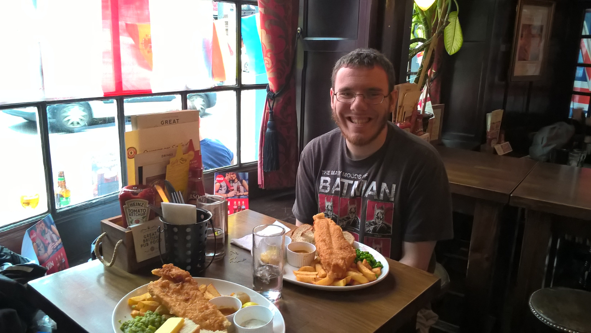 Fish’n’Chips at the Bag O’Nails